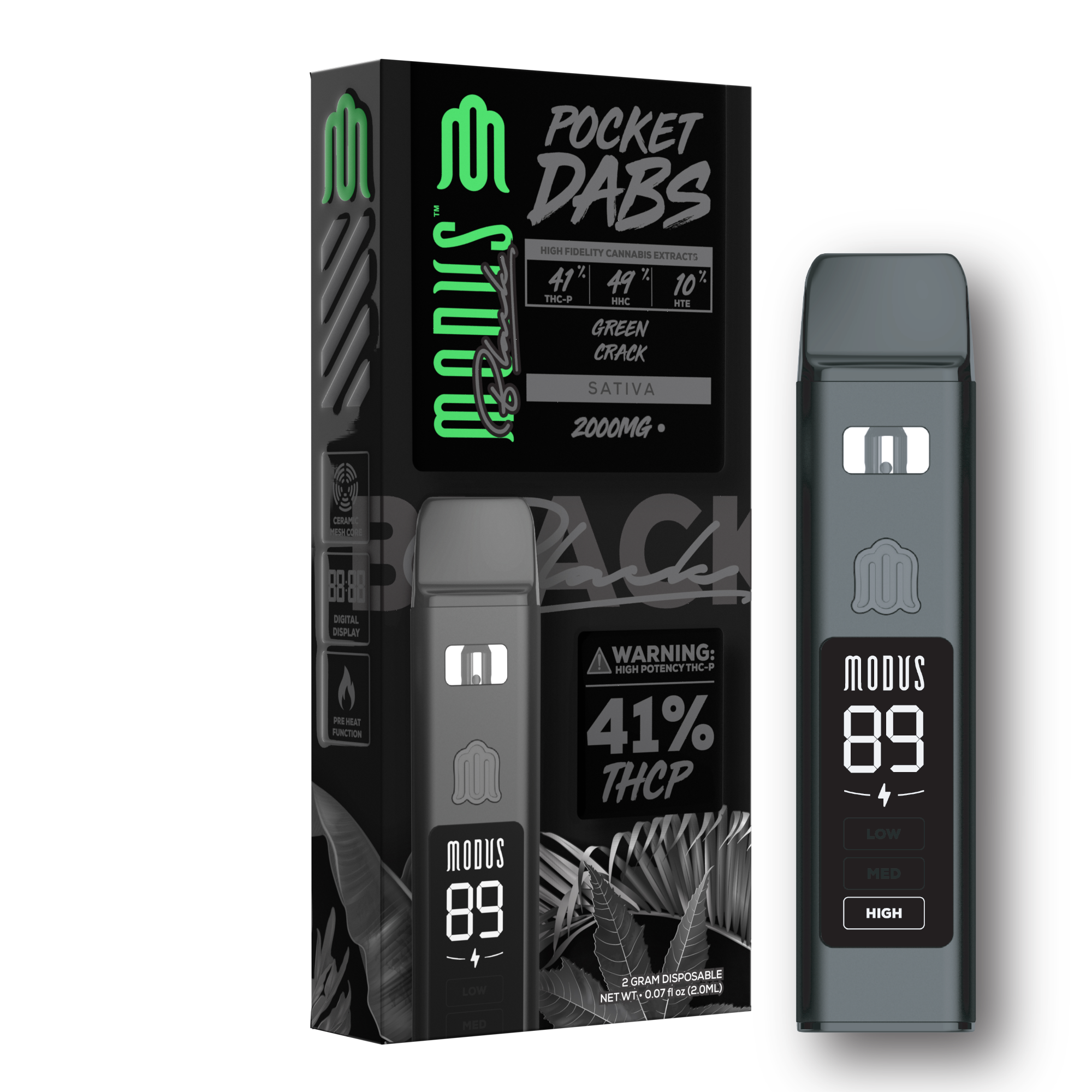 Modus Black Pocket Dabs - Modus Brand