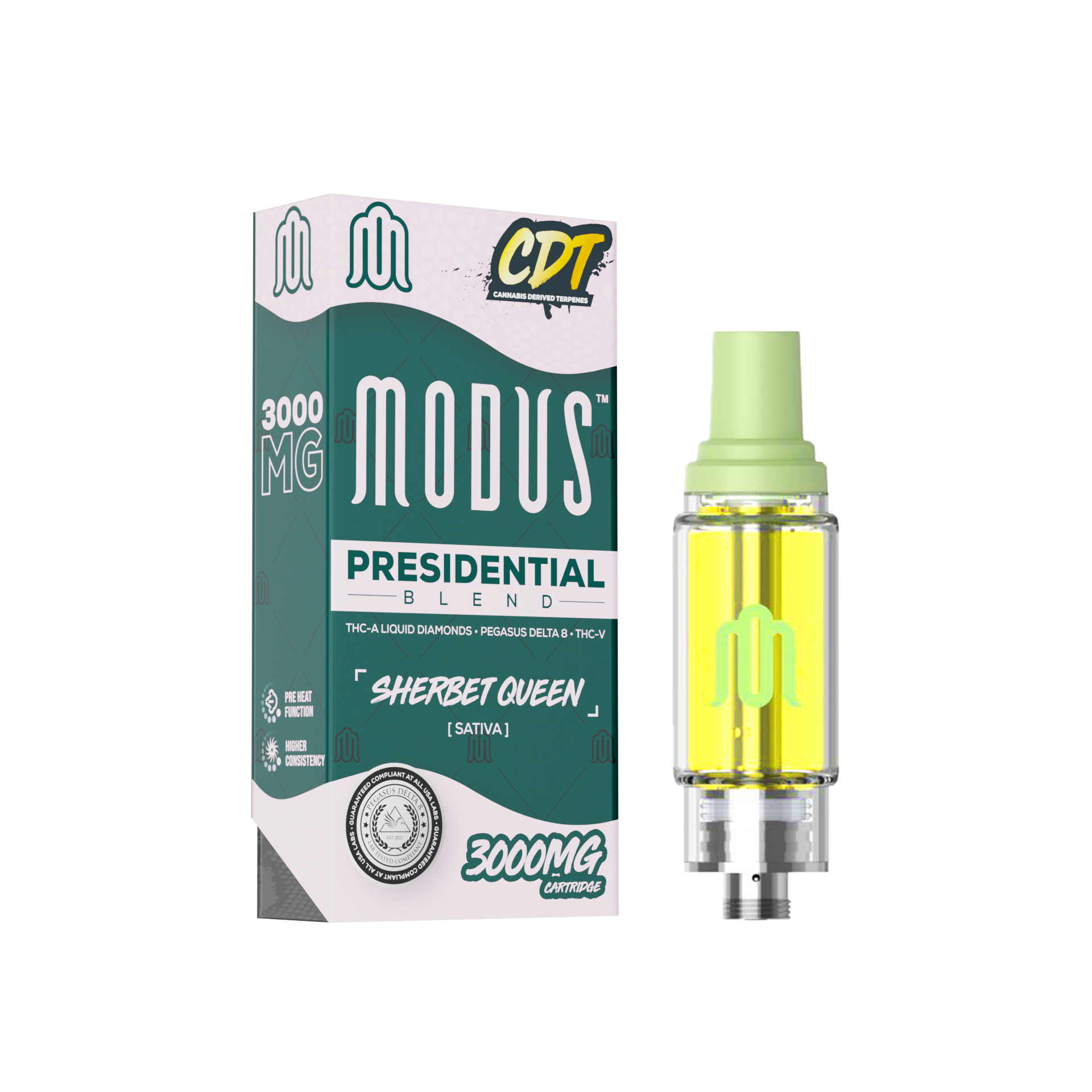 Modus Presidential Blend The Best Delta Carts & Disposables Modus Brand