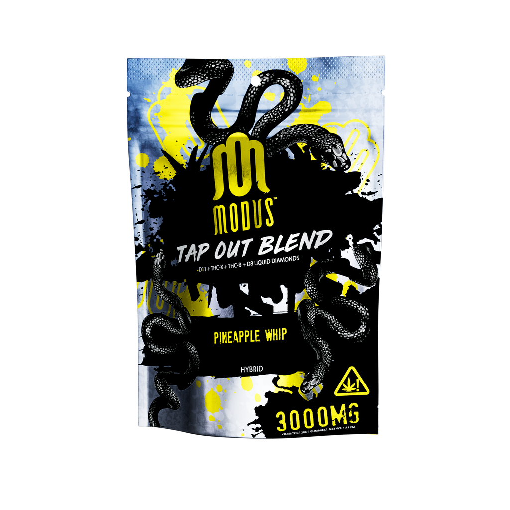Tap Out Blend Gummies Pineapple Whip Delta 8